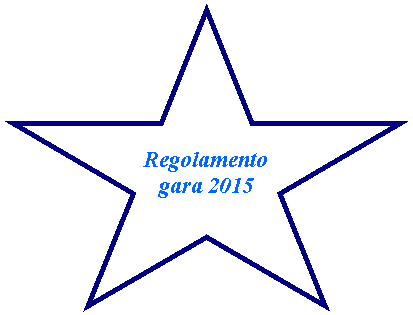 Stella a 5 punte: Regolamento gara 2015