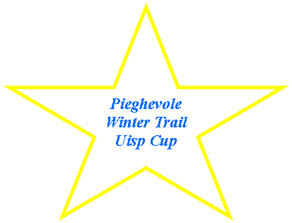 Stella a 5 punte: Pieghevole Winter Trail Uisp Cup